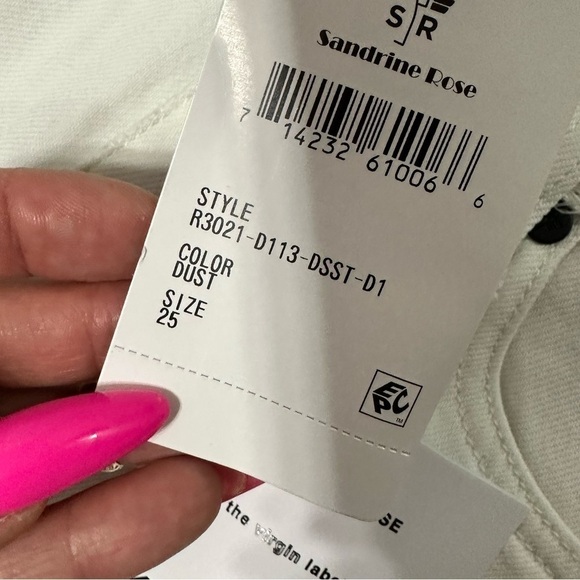 Sandrine Rose X Free People relaxed fit denim size 25 - Picture 5 of 9